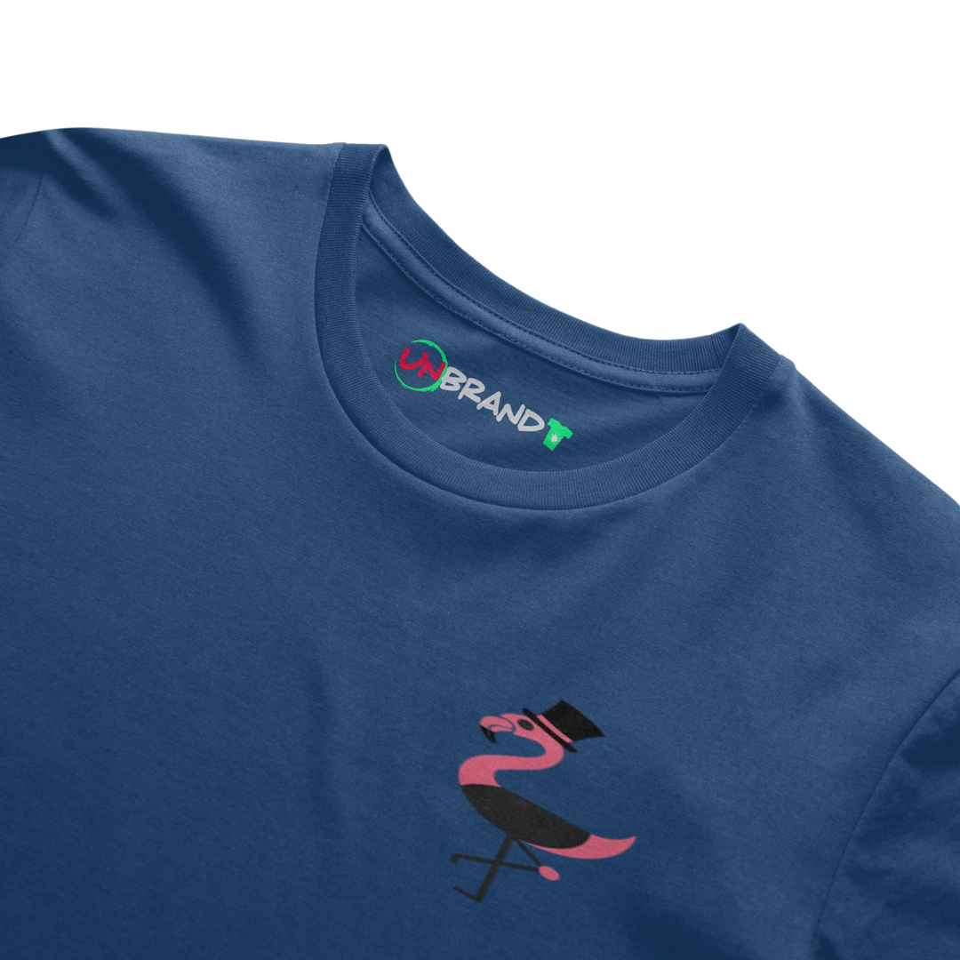 Flamingo with a Top hat - Embroidery