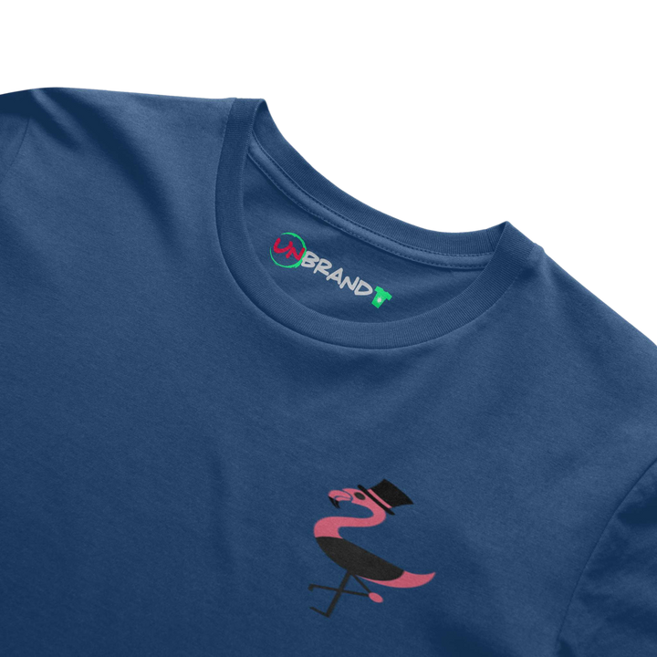 Flamingo with a Top hat - Embroidery