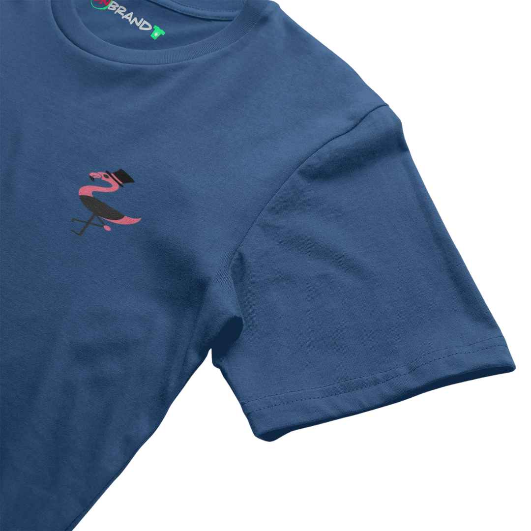 Flamingo with a Top hat - Embroidery