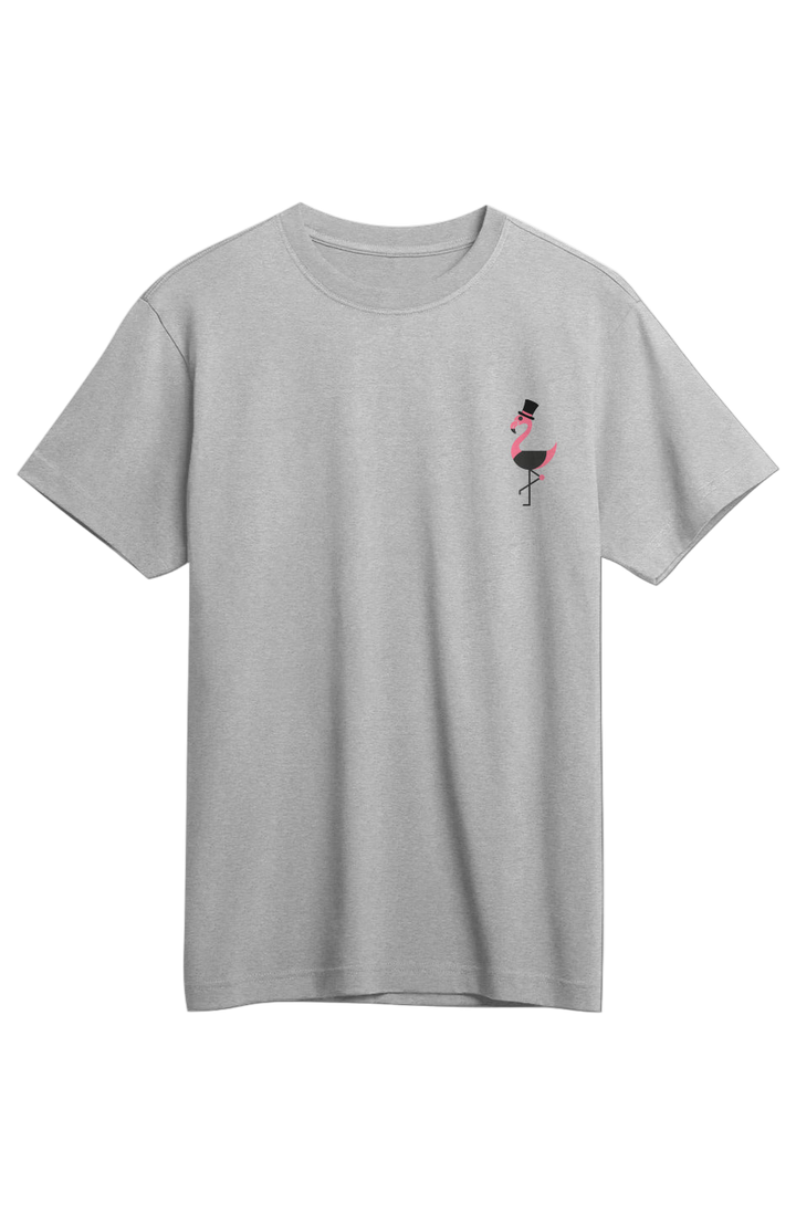 Supima Tee - Flamingo Embroidery