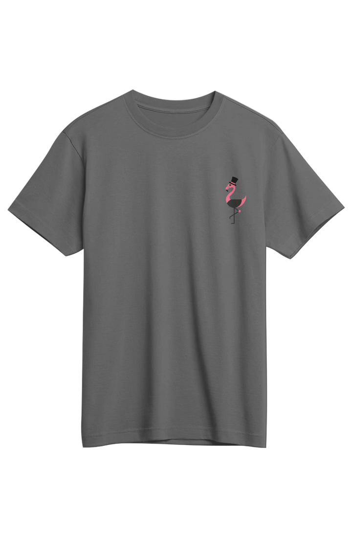 Supima Tee - Flamingo Embroidery