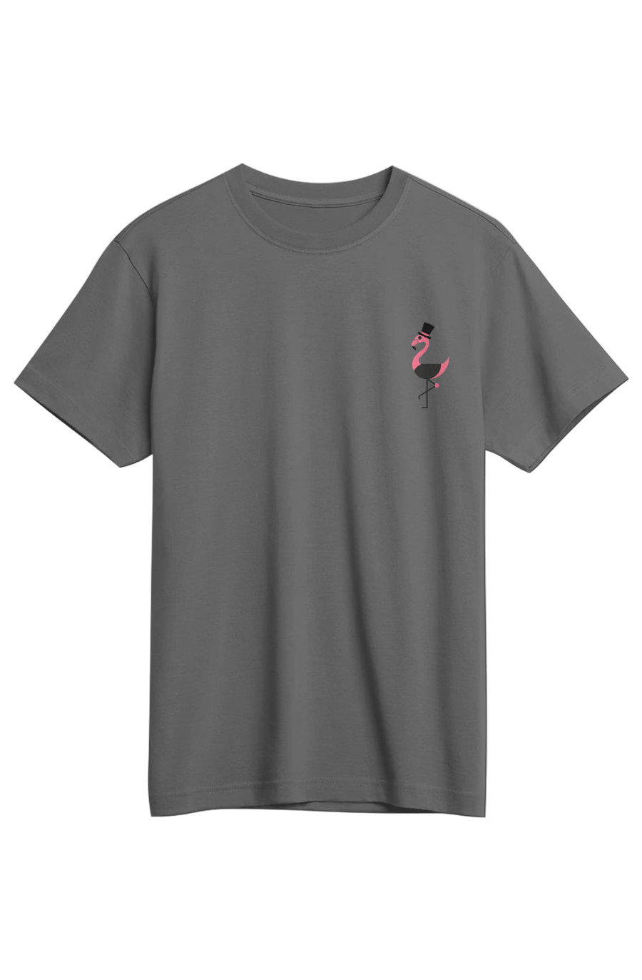 Supima Tee - Flamingo Embroidery