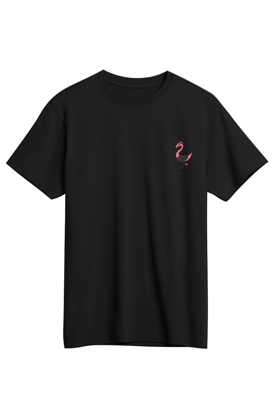 Supima Tee - Flamingo Embroidery