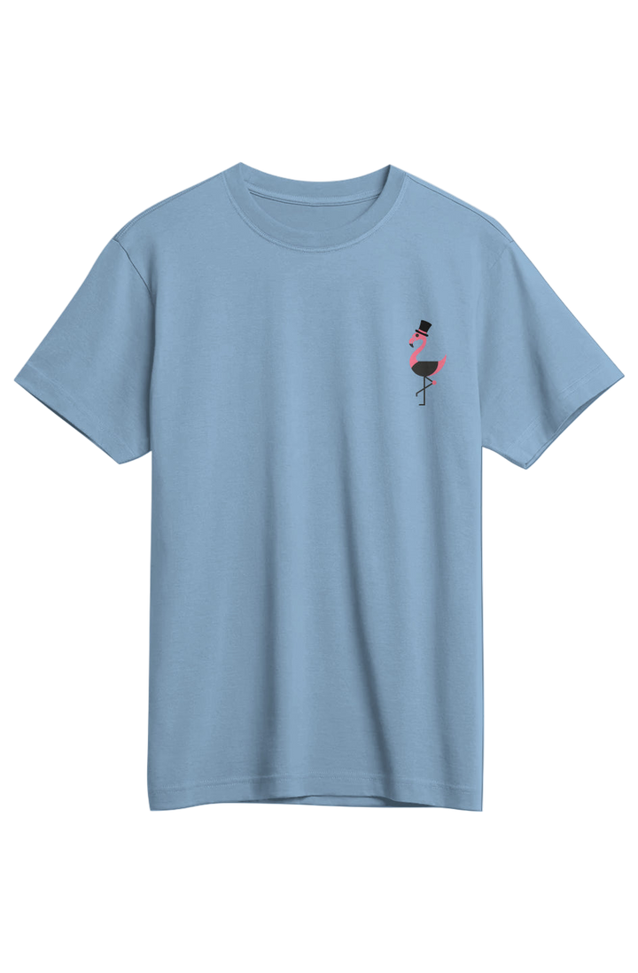Supima Tee - Flamingo Embroidery