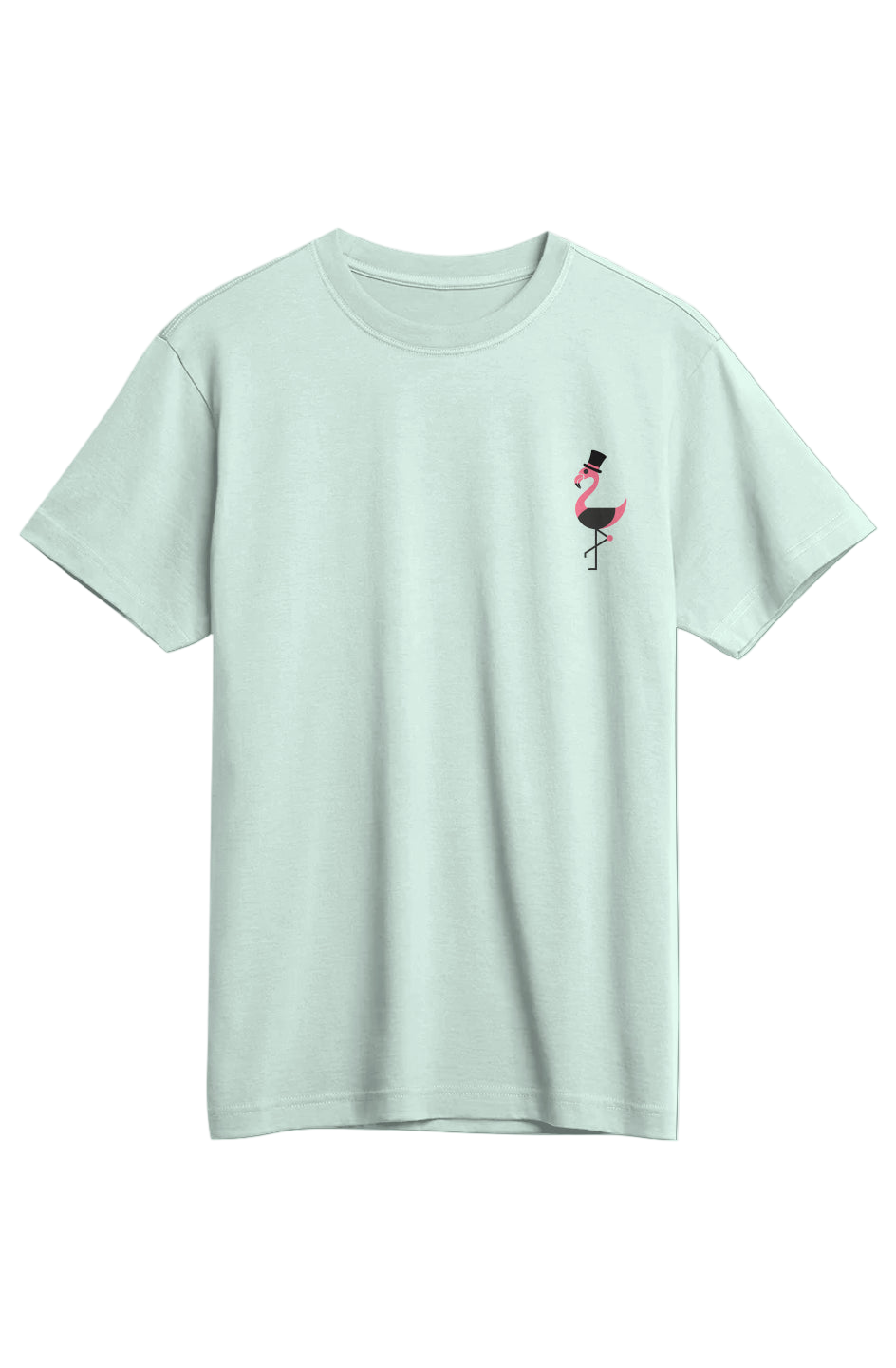 Supima Tee - Flamingo Embroidery