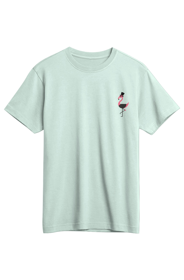 Supima Tee - Flamingo Embroidery
