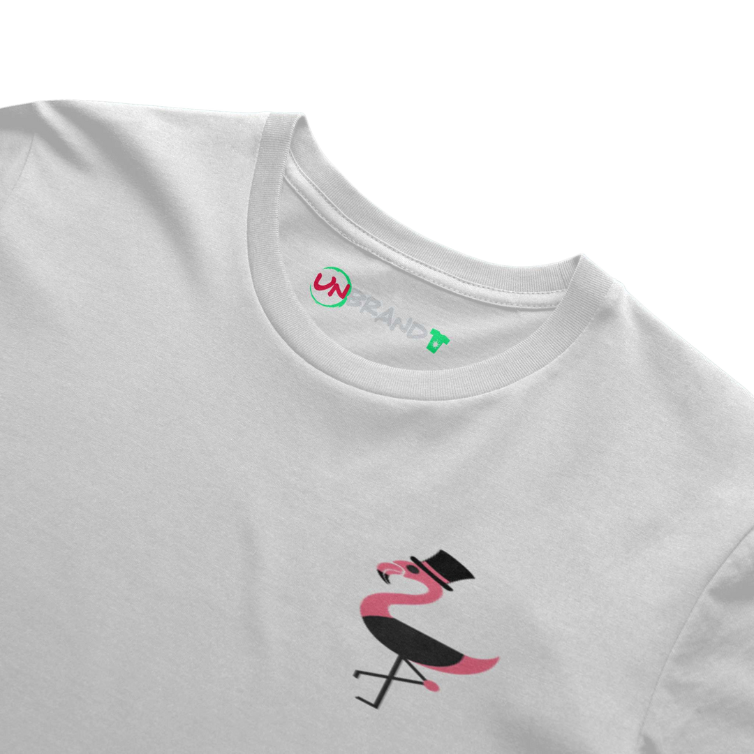 Flamingo with a Top hat - Embroidery