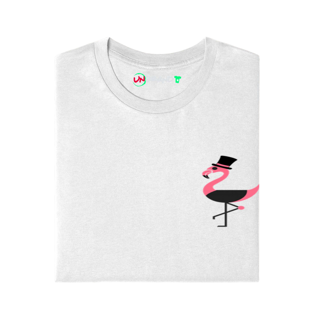 Flamingo with a Top hat - Embroidery